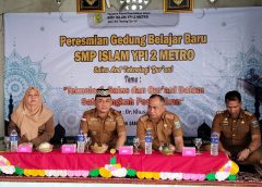 Wali Kota Metro resmikan SMP YPI Islam, dorong lahirnya generasi cerdas dan religius