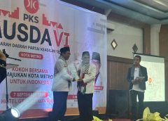 Mantan Ketua DPD PKS Metro Ahmad Khuseini Ucapkan Selamat kepada Sahabat nya Hadi Kurniadi