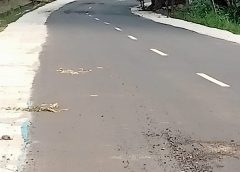 Baru Selesai, Jalan Gedong Dalam–Kota Gajah Rp 2 Miliar Sudah Rusak