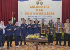 Milad ke-13, IWO Lampung Beri Penghargaan kepada Tokoh Pendorong Percepatan Pembangunan Daerah 