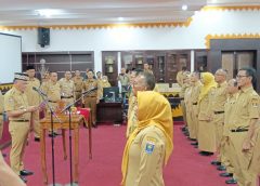 Walikota Metro Melantik 17 Pejabat Tinggi dilingkungan Pemkot Metro