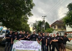 Keluarga Besar  Back Garage Audio x Papa Ben Donuts Giat Berbagi Jelang Idul Fitri