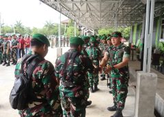 Pastikan Personel Lengkap dan Aman, Dandim 0411/KM Pimpin Apel Kembali Cuti Idul Fitri 1447 H