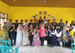 Perkuat Sinergitas Pasca-Lebaran, Babinsa Koramil 411-12/GS Hadiri Halalbihalal Forkopincam Bumi Ratu Nuban