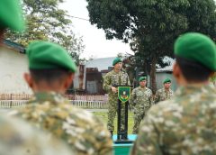 DANREM 043/GATAM Tekankan Disiplin dan Profesionalsme Prajurit Dalam  Apel Luar Biasa