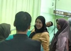 Eva Dwiyana Besuk Pegawai BPBD, Beri Bantuan dan Umroh
