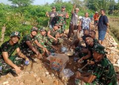 Akselerasi Ekonomi dan Infrastruktur, Kehadiran Yonif TP 943/DPC di Kota Gajah Kokohkan Semangat Sinergitas