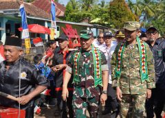 Buka TMMD ke-128 di Tanggamus, Danrem 043/Gatam Harapkan Kesejahteraan Warga Kalimiring Meningkat