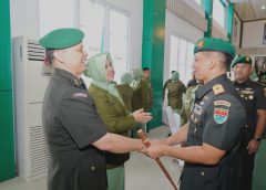 Danrem 043/Gatam Hadiri Tradisi Satuan dan Sertijab Pejabat Kodam XXI/RI