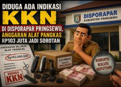 Diduga Ada Indikasi KKN di Disporapar Pringsewu, Anggaran Alat Pangkas Rp103 Juta Jadi Sorotan