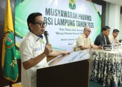 MUSPROV PBSI LAMPUNG 2026 BERLANGSUNG SUKSES, EKO AGUNG SAPUTRA TERPILIH AKLAMASI PIMPIN PBSI LAMPUNG 2026–2030