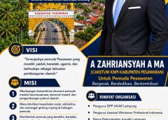 A Zahriansyah A Ma Bawa Semangat Pemuda Berbudaya untuk Masa Depan Pesawaran