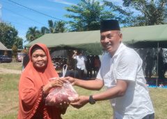 Kodim 0411/KM Sembelih 6 Ekor Sapi di Idul Adha 1447 H / 2026 M