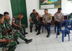 Sinergitas Koramil 411-03/MS dan Polsek Metro Selatan