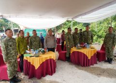 Kasrem 043/Gatam Pimpin Ground Breaking Pembangunan 30 Jembatan Perintis Garuda Tahap V dan VI Di Provinsi Lampung