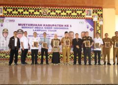 Wabup Azwar Hadi Buka MUSKAB I SMSI Lampung Timur,