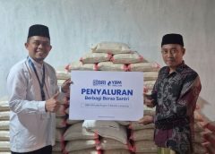 YBM BRILiaN Region 5 Bandar Lampung Salurkan Program Berbagi Beras Santri untuk Pondok Pesantren Al Huda, Lampung Timur