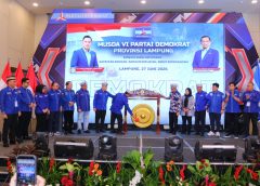 Musda VI Demokrat Lampung, AHY Ajak Kader Demokrat Kawal Pembangunan dan Perkuat Konsolidasi 