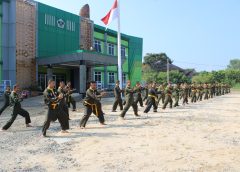 Prajurit Kodim 0411/KM Ikuti Latihan Pencak Silat Militer dan Karate