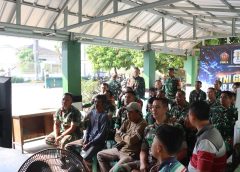 Hangatnya Nobar Piala Dunia di Koramil 411-01/Metro