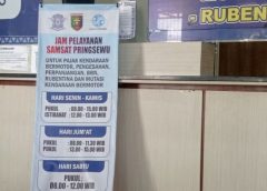 DIDUGA TUTUP LEBIH AWAL, PELAYANAN SAMSAT PRINGSEWU TUAI KELUHAN WARGA
