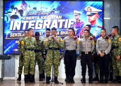 Danrem 043/Gatam Terima Taruna Akademi TNI dan Akpol dalam Kegiatan Integratif Bhakti Sekolah Rakyat Tahun 2026