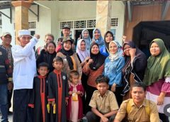 UPT Puskesmas Way Kandis Dampingi Penyaluran Alat Kesehatan bagi Masyarakat Tanjung Senang