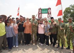 Danrem 043/Gatam Hadiri Launching 2.500 Jembatan Perintis Garuda dan 3.000 Titik Air Bersih
