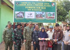 Danrem 043/Gatam Hadiri Penutupan TMMD ke-129 Kodim 0412/LU