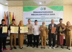 Bupati Lampung Timur Teken Kerjasama Dengan  ITSNU  dan UNU Lampung 