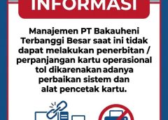 Mita Lolita Edarkan Pengumuman Kartu Siluman Tanpa Berbayar Lintasi Tol Bakter 