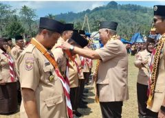 Bumi Perkemahan Gisting Jadi Saksi Peringatan Hari Pramuka ke-65 Kwarcab Tanggamus