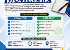 PWI Lampung Jaring Wartawan Terbaik untuk Porwanas 2027