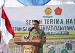 Tanam Perdana di Tulang Bawang, Danrem 043/Gatam Tegaskan Komitmen Swasembada Pangan