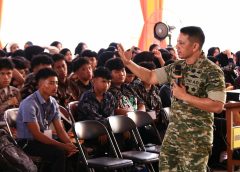 Dari Kampus untuk Bangsa, Danrem 043/Gatam Tanamkan Nilai Bela Negara kepada Mahasiswa STKIP PGRI Bandar Lampung