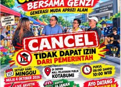 Perizinan Belum Terbit, Car Free Day Gen Zi di Lampung Utara Kembali Ditunda