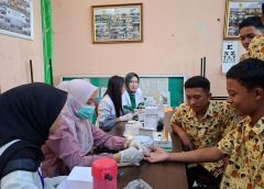 Puskesmas Rajabasa Indah Laksanakan Skrining Kesehatan Anak Sekolah melalui Program Cek Kesehatan Gratis di SMK Negeri 2 Bandar Lampung
