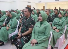 Pertemuan Gabungan Persit KCK Koorcab Rem 043 PD XXI/Radin Inten