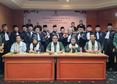 PERSADIN Lantik 12 Advokat Angkatan XXXI di Banten, Oking: Jaga Nama Baik Organisasi