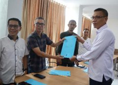 Wira dan Adi Kurniawan Ambil Formulir Calon Ketua PWI Lampung dan Ketua DK